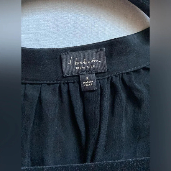 T. Babaton silk black waist tie dress Sz S - Picture 7 of 12